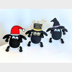 Toiletrulleholder - inkl. 4 sjove udskiftelige hatte